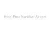 Hotel Post Frankfurt Airport